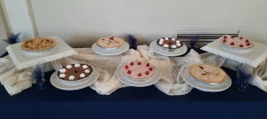 Wedding Pie Display
